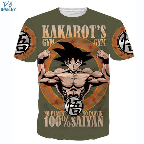 Dragon Ball Men T shirt 3D Print