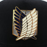 Attack on Titan Logo Silver & Gold Cap