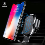 I Phone Car Mount Wireless Charger For iPhone X 8 Plus & Samsung S8
